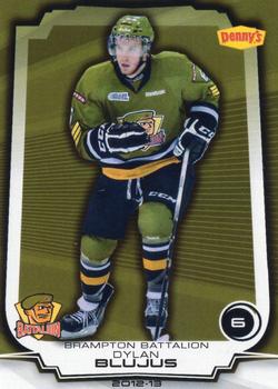 2012-13 Extreme Brampton Battalion (OHL) #18 Dylan Blujus Front