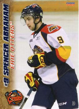 2012-13 Choice Erie Otters (OHL) #2 Spencer Abraham Front