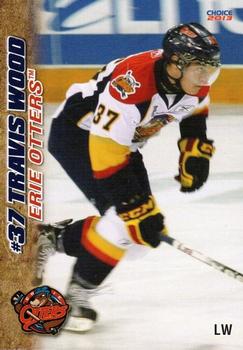 2012-13 Choice Erie Otters (OHL) #22 Travis Wood Front