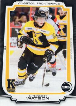 2012-13 Extreme Kingston Frontenacs (OHL) #1 Spencer Watson Front