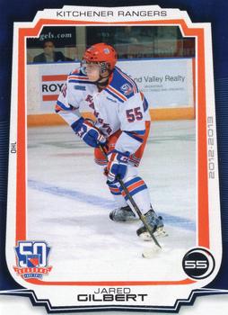 2012-13 Extreme Kitchener Rangers (OHL) #16 Jared Gilbert Front