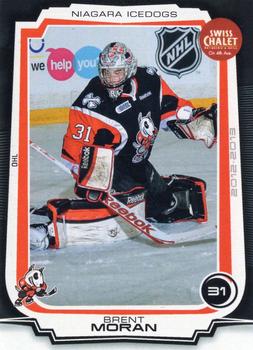 2012-13 Extreme Niagara IceDogs (OHL) #2 Brent Moran Front