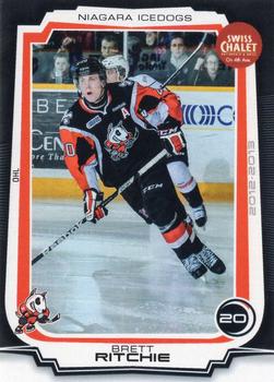 2012-13 Extreme Niagara IceDogs (OHL) #12 Brett Ritchie Front