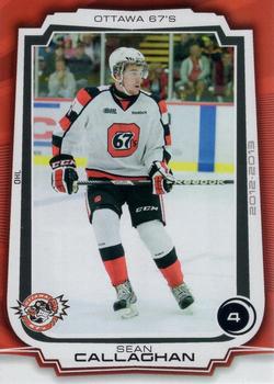 2012-13 Extreme Ottawa 67's (OHL) #20 Sean Callaghan Front