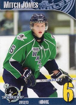2012-13 BD's Mongolian Grill Plymouth Whalers (OHL) #7 Mitch Jones Front