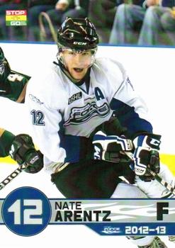 2012-13 Stop N Go Fargo Force (USHL) #A-07 Nate Arentz Front
