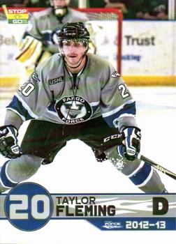 2012-13 Stop N Go Fargo Force (USHL) #B-04 Taylor Fleming Front