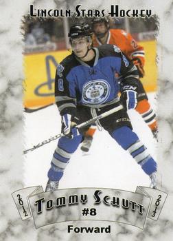 2012-13 Blueline Booster Club Lincoln Stars (USHL) #5 Tommy Schutt Front