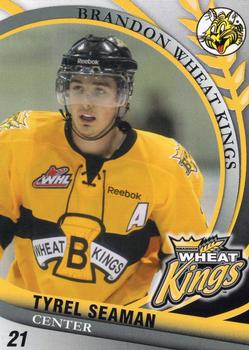 2012-13 Canadian Tire Brandon Wheat Kings (WHL) #NNO Tyrel Seaman Front