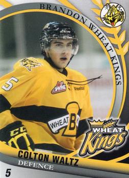 2012-13 Canadian Tire Brandon Wheat Kings (WHL) #NNO Colton Waltz Front