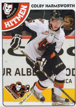 2012-13 Calgary Hitmen (WHL) Booster Club #NNO Colby Harmsworth Front