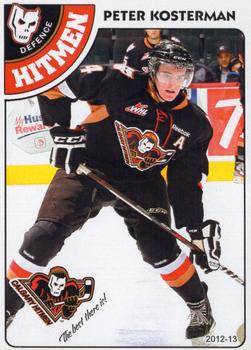 2012-13 Calgary Hitmen (WHL) Booster Club #NNO Peter Kosterman Front