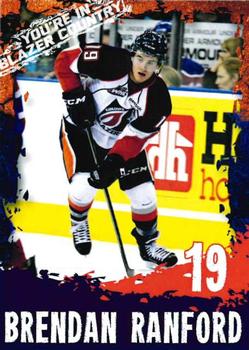 2012-13 Kamloops Blazers (WHL) #NNO Brendan Ranford Front