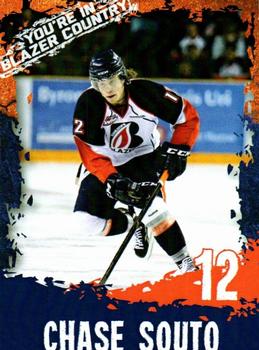 2012-13 Kamloops Blazers (WHL) #NNO Chase Souto Front