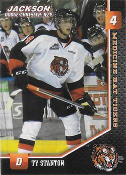 2012-13 Medicine Hat Tigers (WHL) #NNO Ty Stanton Front