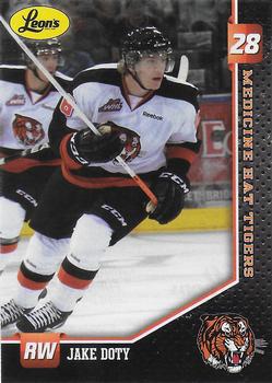 2012-13 Medicine Hat Tigers (WHL) #NNO Jacob Doty Front