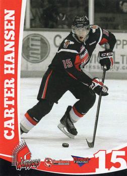 2012-13 Moose Jaw Warriors (WHL) #NNO Carter Hansen Front