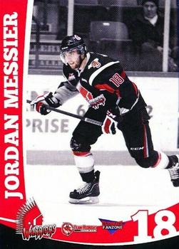 2012-13 Moose Jaw Warriors (WHL) #NNO Jordan Messier Front