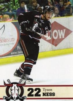 2012-13 Red Deer Rebels (WHL) #12 Tyson Ness Front