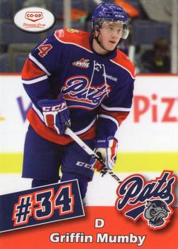 2012-13 Co-op Regina Pats (WHL) #NNO Griffin Mumby Front