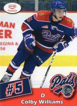 2012-13 Co-op Regina Pats (WHL) #NNO Colby Williams Front