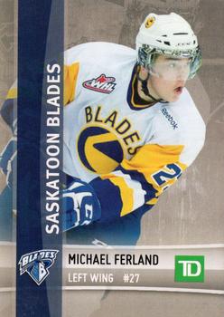 2012-13 The Lung Association Saskatoon Blades (WHL) #NNO Micheal Ferland Front