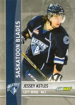 2012-13 The Lung Association Saskatoon Blades (WHL) #NNO Jessey Astles Front