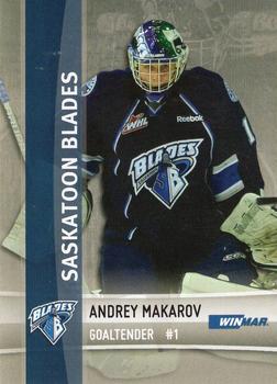2012-13 The Lung Association Saskatoon Blades (WHL) #NNO Andrey Makarov Front