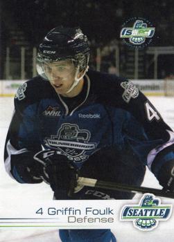 2012-13 Booster Club Seattle Thunderbirds (WHL) #5 Griffin Foulk Front
