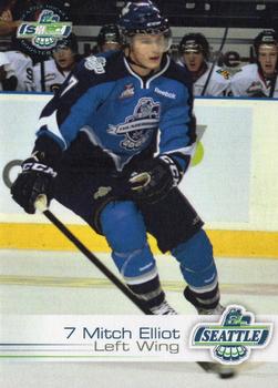 2012-13 Booster Club Seattle Thunderbirds (WHL) #7 Mitch Elliot Front