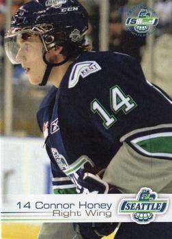 2012-13 Booster Club Seattle Thunderbirds (WHL) #11 Connor Honey Front