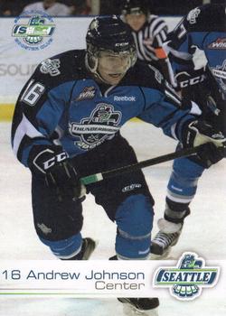 2012-13 Booster Club Seattle Thunderbirds (WHL) #13 Andrew Johnson Front