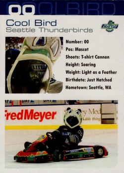 2012-13 Booster Club Seattle Thunderbirds (WHL) #29 Cool Bird Back