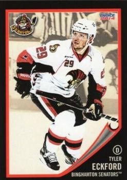 2013-14 Choice Binghamton Senators (AHL) #9 Tyler Eckford Front