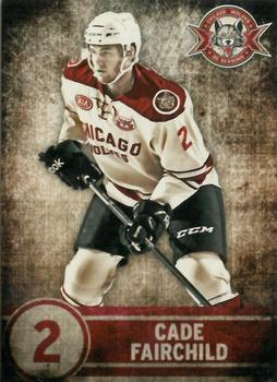 2013-14 Vienna Beef Chicago Wolves (AHL) #1 Cade Fairchild Front