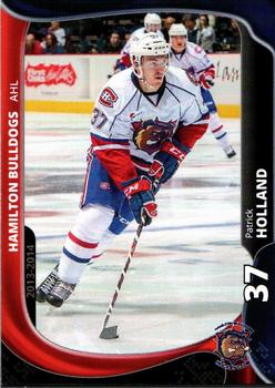 2013-14 Extreme Hamilton Bulldogs (AHL) #16 Patrick Holland Front