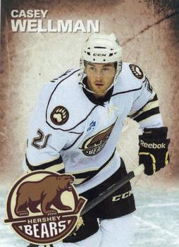 2013-14 Hershey Bears (AHL) #NNO Casey Wellman Front
