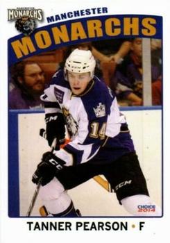 2013-14 Choice Manchester Monarchs (AHL) #19 Tanner Pearson Front