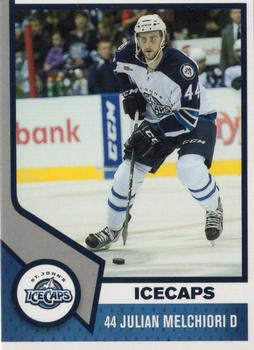 2013-14 St. John's IceCaps (AHL) #NNO Julian Melchiori Front