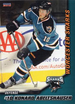 2013-14 Choice Worcester Sharks (AHL) #3 Konrad Abeltshauser Front