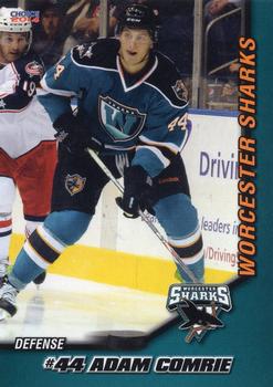 2013-14 Choice Worcester Sharks (AHL) #15 Adam Comrie Front