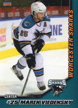 2013-14 Choice Worcester Sharks (AHL) #21 Marek Viedensky Front