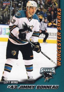 2013-14 Choice Worcester Sharks (AHL) #25 Jimmy Bonneau Front