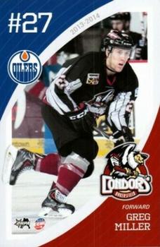 2013-14 Bakersfield Condors (ECHL) #NNO Greg Miller Front