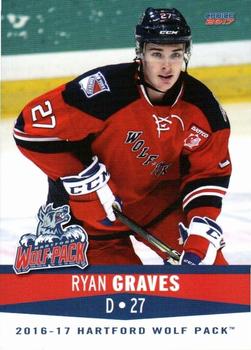 2016-17 Choice Hartford Wolf Pack (AHL) #8 Ryan Graves Front