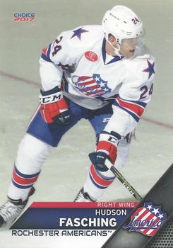 2016-17 Choice Rochester Americans (AHL) #10 Hudson Fasching Front