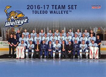 2016-17 Choice Toledo Walleye (ECHL) #NNO Toledo Walleye Front