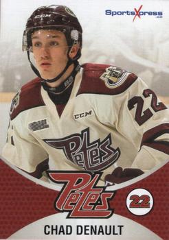 2016-17 Peterborough SportsXpress Peterborough Petes (OHL) #NNO Chad Denault Front