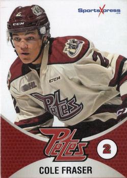2016-17 Peterborough SportsXpress Peterborough Petes (OHL) #NNO Cole Fraser Front