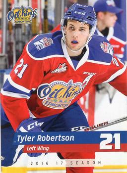 2016-17 Edmonton Oil Kings (WHL) #NNO Tyler Robertson Front